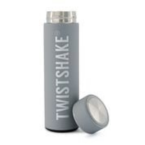 Twistshake Thermos Bottle Hot Cold 420ml Past Grey buy online