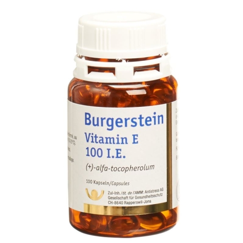 Burgerstein Vitamin E 100 I.E. 100 Kapseln buy online