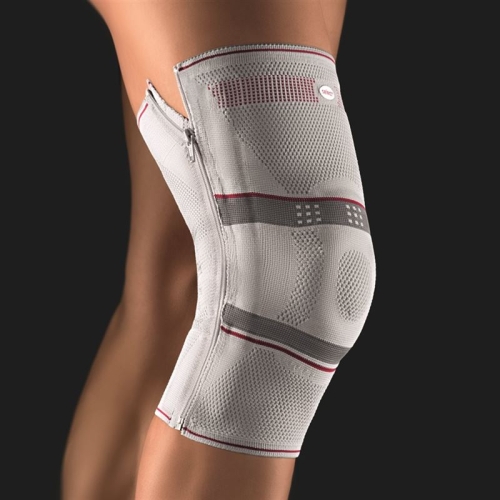 Bort Genuzip Kniebandage Silikon Grösse S Links Silbern buy online