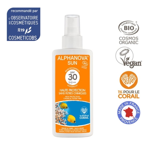 Alphanova Sun Spray Bio Sf30 O Nanopartik 125ml buy online