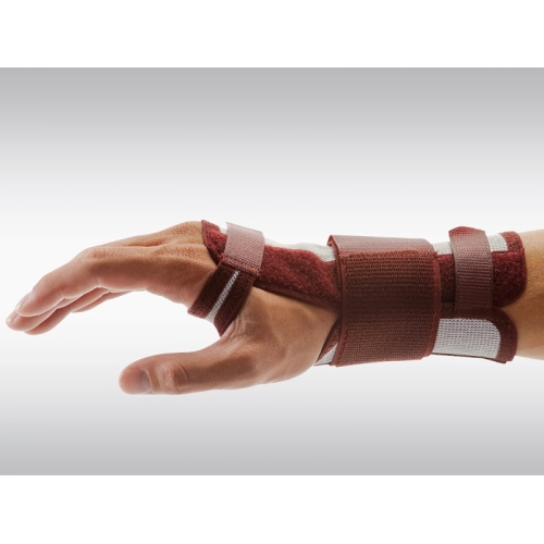 Omnimed Ortho ManuFlex Handgelenkbandage 16cm Links Grösse XS Grau-Bordeaux buy online