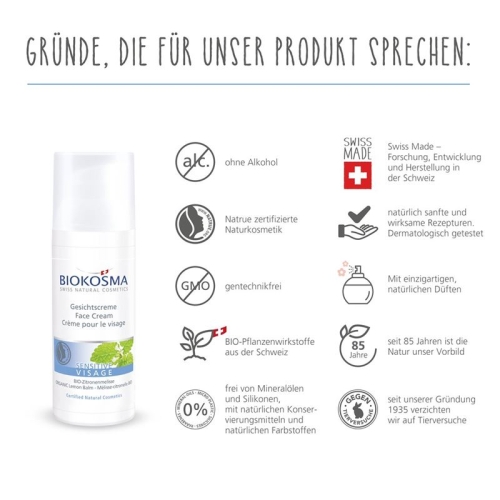 Biokosma Sensitive Gesichtscreme 50ml buy online