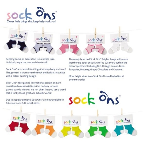 Sock ons ​​white baby 0-6M 1 pair buy online