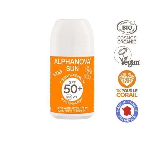 Alpha Nova SUN roll-on extreme sports Bio SPF50 + 50g buy online