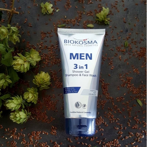 Biokosma Men 3in1 Shampoo & Showergel Tube 200m buy online