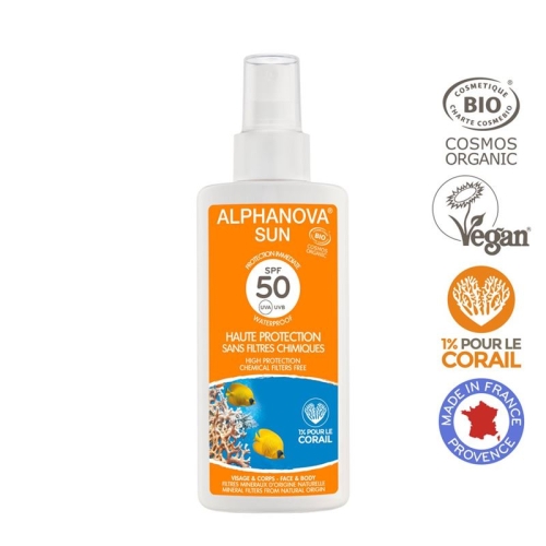 Alphanova Sun Spray Bio SPF 50 O Nano 125ml buy online