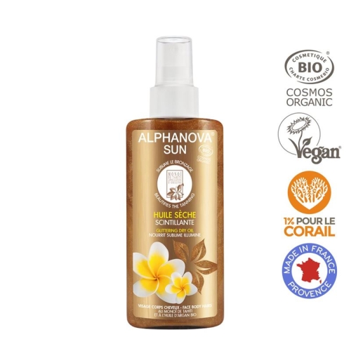 Alphanova Sun Spray Schimmerndes Öl Bio 125ml buy online