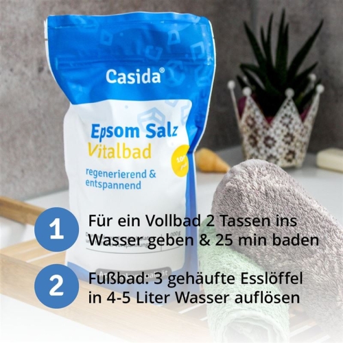 Casida Epsom Salz Vitalbad 1000g buy online