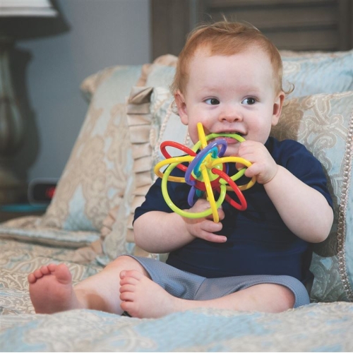 Nuby Lots A Loops rattle teether 6m+ buy online