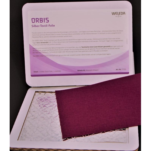 Orbis Silver Textile Sheet Purple buy online