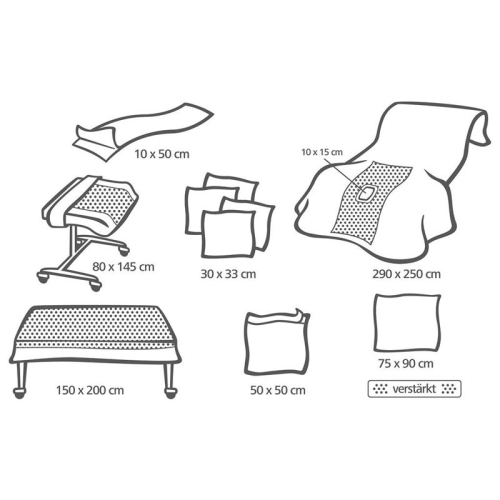 Foliodrape Pplus Gynaekologie -set I ohne Bt 6 Stück buy online