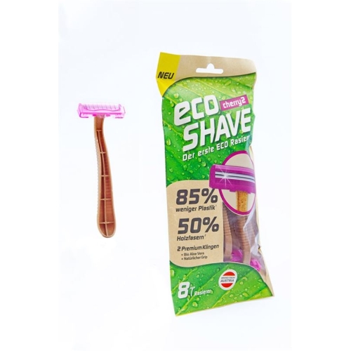 Ecoshave Cherry 2 Einmalrasierer Beutel 8 Stück buy online