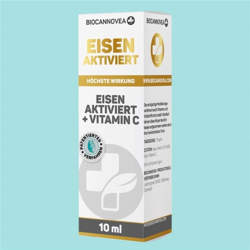 Biocannovea Eisen Aktiviert & Vitamin C Flasche 10ml buy online