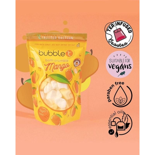 Bubble T Fruitea Bath Crumble Mango 250g buy online