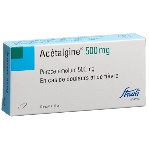 Acetalgin 500mg 10 Zäpfchen buy online