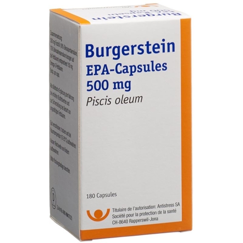 Burgerstein EPA capsules 500 mg Ds 180 pieces buy online