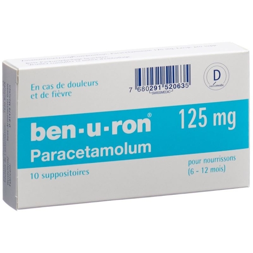 Ben U Ron 125mg 10 Zäpfchen buy online