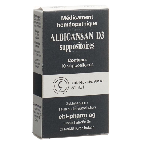 Albicansan Zäpfchen D 3 10 Stück buy online