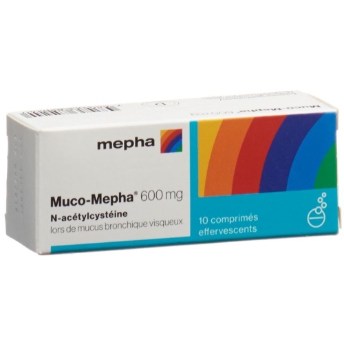 Muco Mepha 600mg 10 Brausetabletten buy online