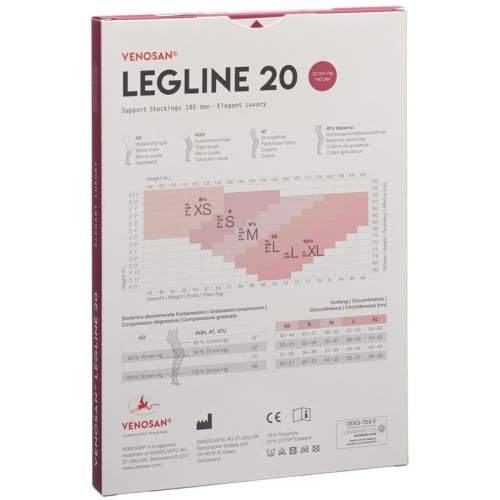 Venosan Legline 20 A-d M Black 1 pair buy online