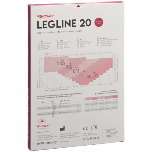 Venosan Legline 20 A-ghz M Black 1 Paar buy online