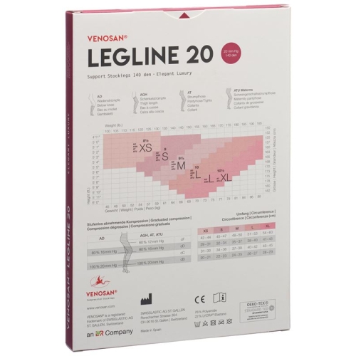 Venosan Legline 20 A-ghz S Nude 1 Paar buy online