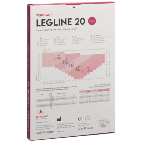 Venosan Legline 20 A-t XL Sahara 1 pair buy online