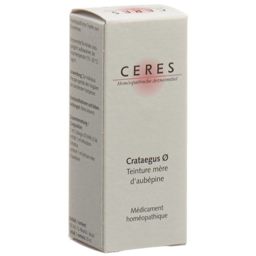 Ceres Crataegus Urtinktur 20ml buy online