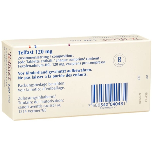 Telfast Tabletten 120mg 30 Stück buy online