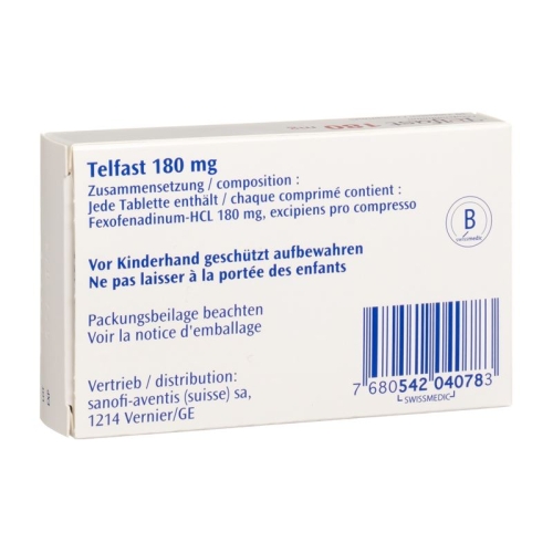 Telfast Tabletten 180mg 30 Stück buy online