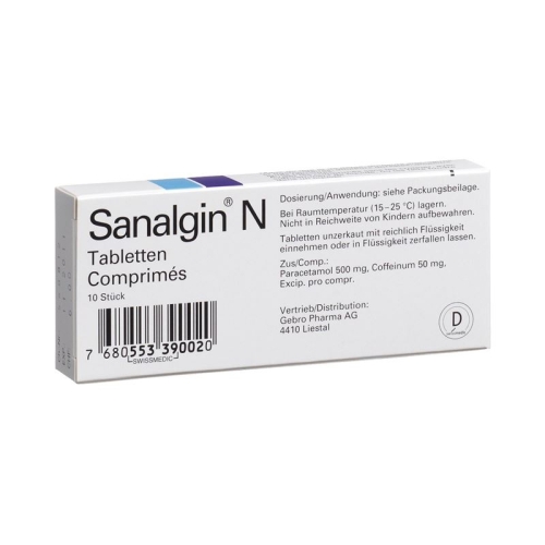 Sanalgin 10 Tabletten buy online