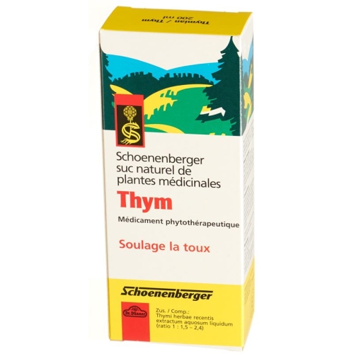 Schönenberger Thyme juice 200ml buy online