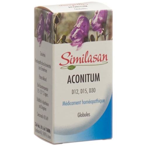 Similasan Aconitum Globuli 15g buy online