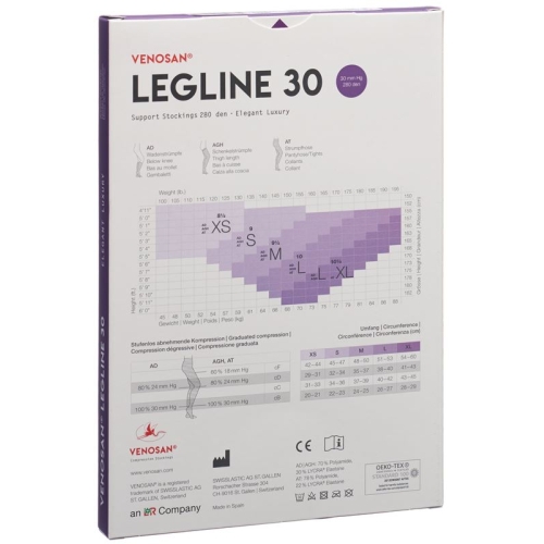 Venosan Legline 30 A-d M Black 1 Paar buy online