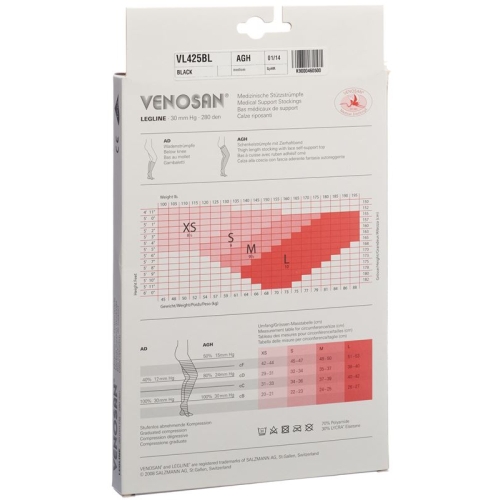 Venosan Legline 30 A-ghz XS Black 1 Paar buy online