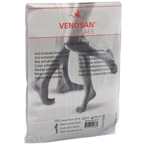 Venosan Aes A-g M Kurz Offen Weiss 1 Paar buy online