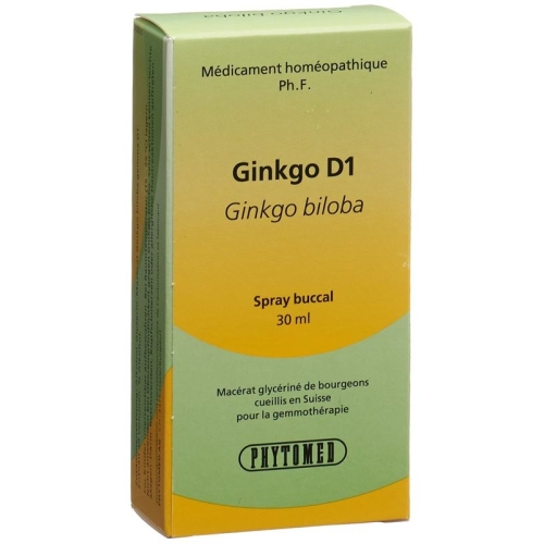 Phytomed Gemmo Ginkgo Liquid D 1 30ml buy online