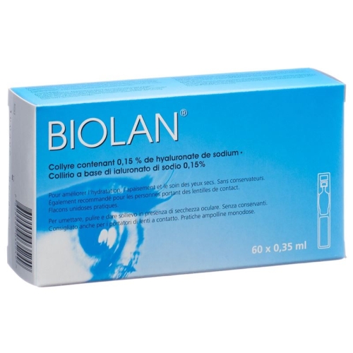 Biolan Augentropfen 60 Monodosis 0.35ml buy online