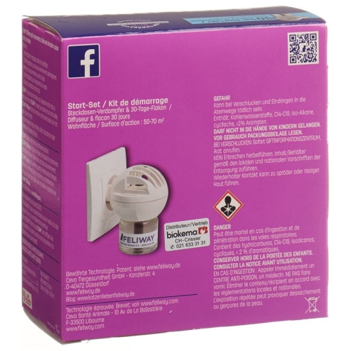 Feliway Zerstäuber Stecker mit Flasche 48ml buy online