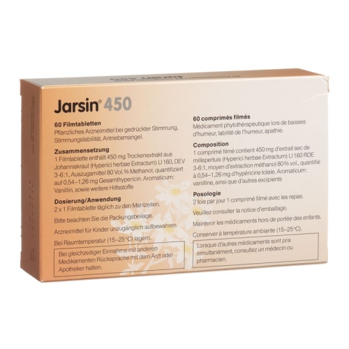 Jarsin 450mg 60 Tabletten buy online