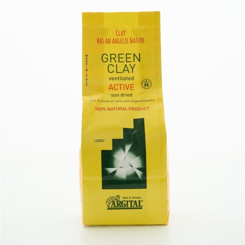 Argital Grüne Tonerde Ventiliert Active Pulver 500g buy online