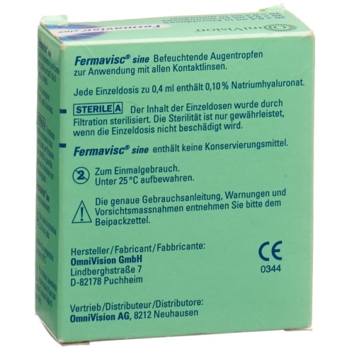 Fermavisc Sine Augentropfen 20x 0.4ml buy online