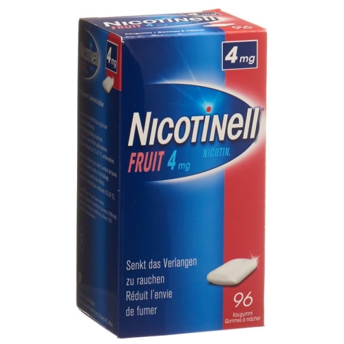 Nicotinell Fruit 4mg 96 Kaugummi buy online