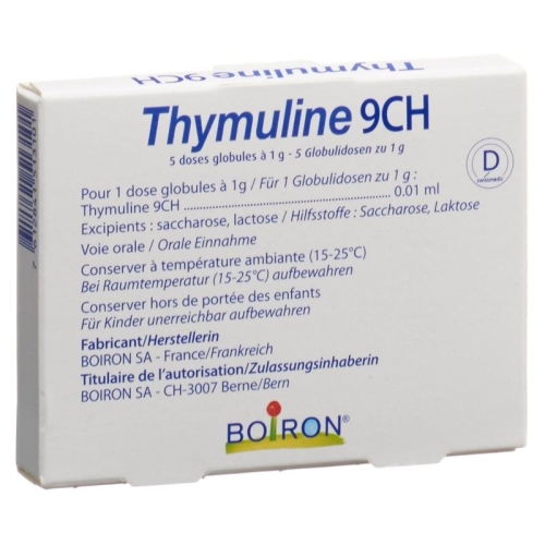 Boiron Thymuline Globuli C 9 5x1 Dos buy online