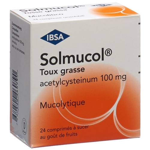 Solmucol 100mg 24 Lutschtabletten buy online