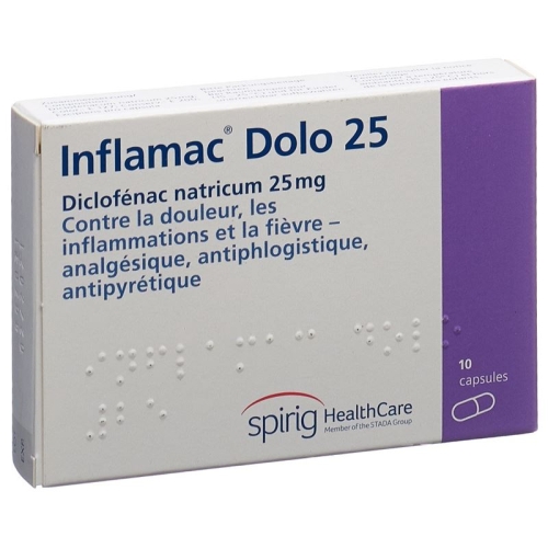 Inflamac Dolo 25mg 10 Kapseln buy online