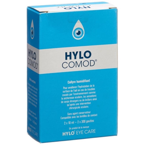 Hylo Comod Augentropfen 2 Flaschen 10ml buy online