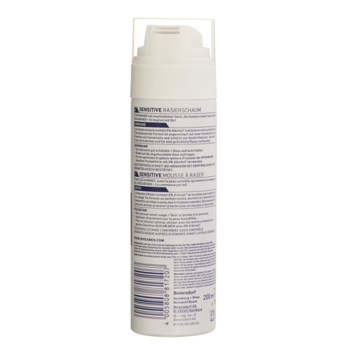 Nivea Men Sensitive Rasierschaum (neu) 200ml buy online