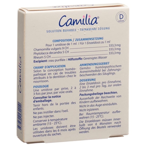 Camilia Lösung 10x 1ml buy online