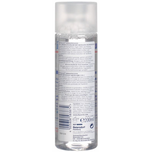 Eucerin Dermatoclean 3in1 Micelle Cleansing Fluid 200ml buy online